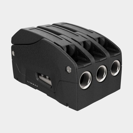 Stoppeur Lewmar DC 1, triple, pour Ø6 - 8 mm cordage