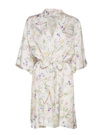 Emma Robe Lingerie Kimonos Valkoinen By Malina