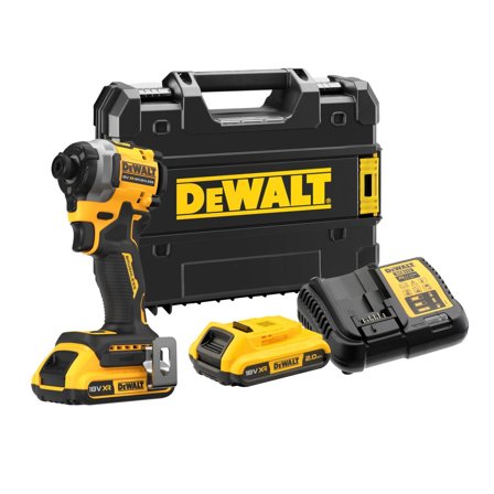 Dewalt DCF850D2T-QW Slagskruvdragare med batteri och laddare, Elhandverktyg