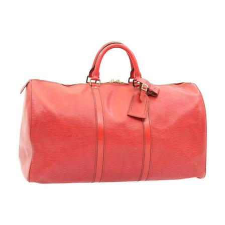 Louis Vuitton Vintage pre-owned Keepall 50 Rød, Dame Vintage Tasker, Størrelse: ONE Size