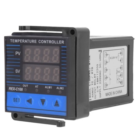 REX C100 Intelligent Digital Temperaturregulator 0 til 400C Reléutgang