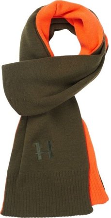 Härkila M's Reversible Scarf Willow Green/Orange