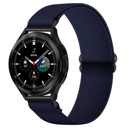 Nylonarmband 20mm För Galaxy Watch4 40mm/44mm M.fl. - Blå Blå