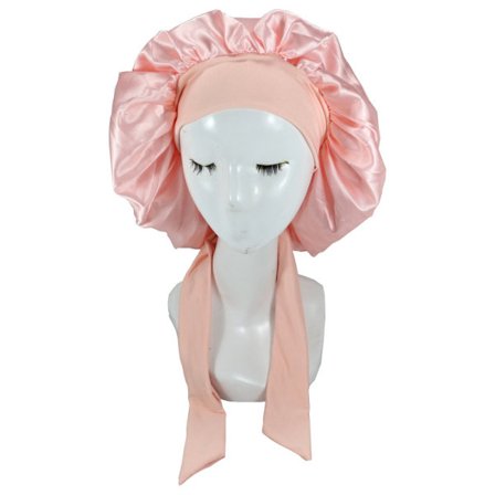 Silk Bonnet Luonnollisille kiharoille - Satininen Unihattu