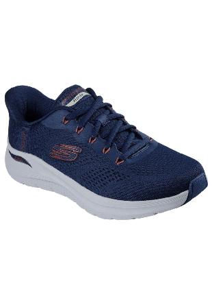 Skechers ARCH FIT 2.0 Sneakers Herr Blå 44