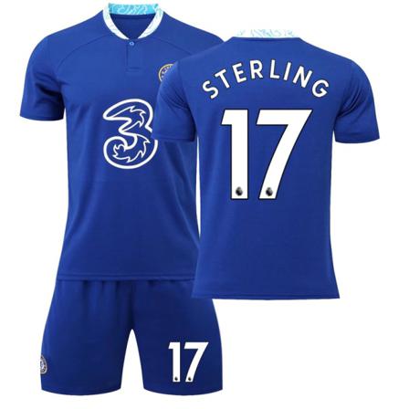 2223 Chelsea Hemma Ny Fotbollströja Nr 17 Sterling Jersey Without Socks 16(90-100cm)