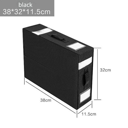 Lakan Set Förvaringslåda Synligt fönster Dragkedja Vikbar filt Organizer Bag