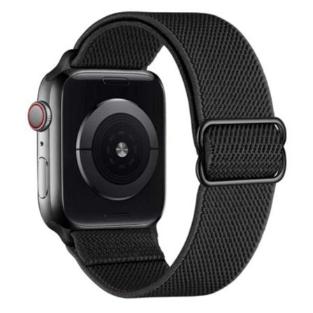 Apple Watch 42/44/45 Armbånd Nylon Black