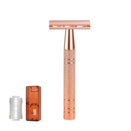 Double Edge Safety Razor Naisten Parranajokone ROSE GOLD SET1 SET1