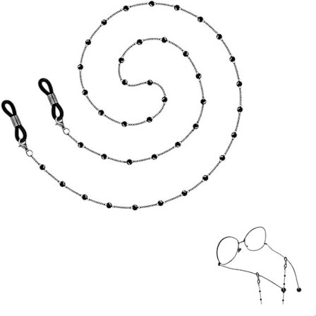 Brillekæde Brillesnor til kvinder Brilleholder rundt om halsen Maske Lanyard Brillebånd