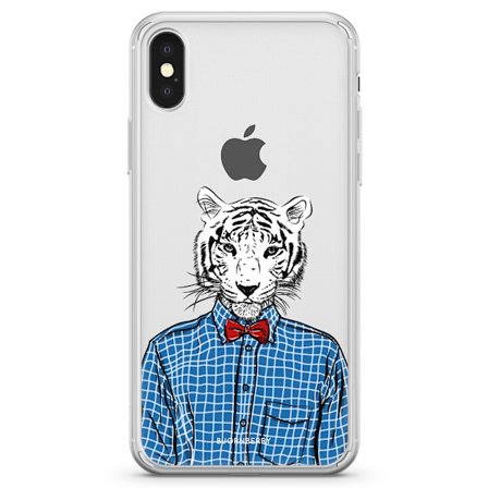 Bjornberry Skal Hybrid iPhone X / XS - Hipster Tiger