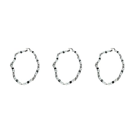 1/2/3/5 Fashionabla pärlhalsband i titan