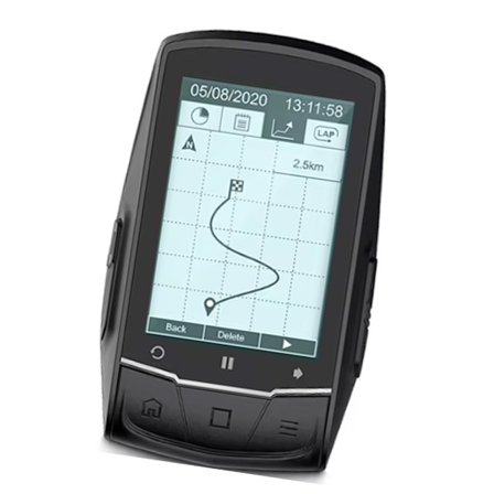 LCD Display Uppladdningsbar Vattentät Cykeldator Cykelhastighetsmätare