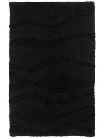 Breeze Bath Mat 50X80 Black Cotton Washable