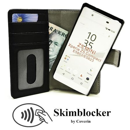 Skimblocker Magnet Fodral Sony Xperia Z5 Compact (E5823)
