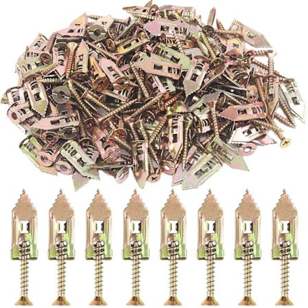 Selvborrende Ankre med Skruer Kulstofstål Ekspansionsskruer Sæt Selvborende Ankre Skruer til Gipsplader