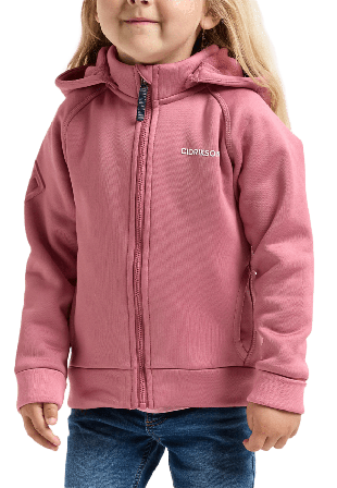 Didriksons Siljan Fullzip Ytterplagg Unisex Rosa 120