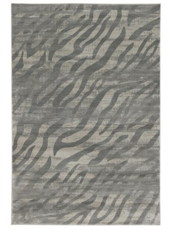 Animal Zebra Antique Rug - Light Grey 160X230 In Classic Style