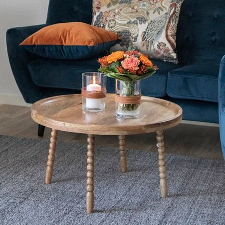 Mangopuun sohvapöytä Ø 60 x 35 cm