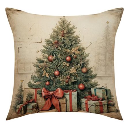 Retro julepudebetræk Stuesofa Pudebetræk 03 03