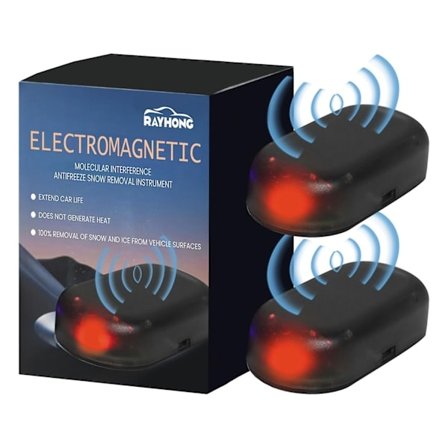 2 stk. Isfjerner til Bil Bærbar Mini Universal SUV Lastbil Køretøj Bil Vinduesglas Vinter Elektromagnetisk Molekylær Interferens Frostbeskyttelse