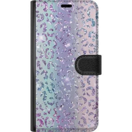 Samsung Galaxy S24 FE Lompakkokotelo Glitter Leopard