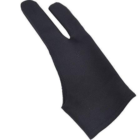 Tegnebrett hanske kunstnerhanske for grafikkbrett og Ipad Pro blyant, svart