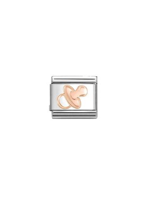 Symbols 9k Rose Gold Pacifier