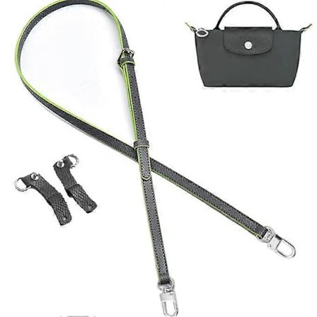 Läderplånboksrem Ersättning För Le Pliage Tote, Longchamp Konverteringskit Kompatibelt, Grafitgrå (Fww)