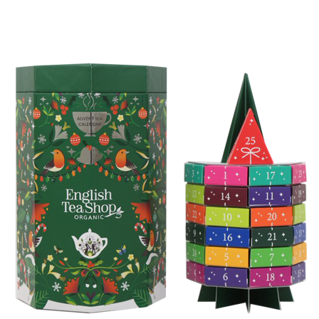 English Tea Shop Adventskalender Julgran 25 luckor