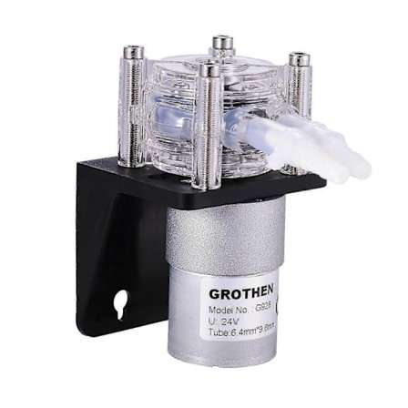 DC 24V Peristalttinen pumppu silikoniletkulla Suuri virtaus Vesinestepumppu Annostelutyhjiöpumppu Itseimevä Korroosionestoinen Säädettävä virtaus DIY-