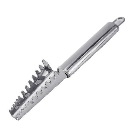 Ruostumattomasta teräksestä valmistettu kalan iho- ja suomujen poistaja - harja, puhdistaja, keittiövälineet (1 kpl)