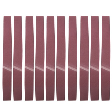 10 stk. 1220x50 mm slibebånd af aluminiumoxid, cirkulært slibebånd GXK51-B 120 korn