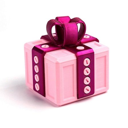 25-26 Irriterende Gaveeske med Skruer, Irriterende Gaveeske med Vrilager, 3D-Printet Spøk Skrueeske Gave til Barn Voksne