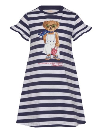 Ralph Lauren Kids | 26/1 Jersey-Bear Dress-Dr-Dad | 142-153