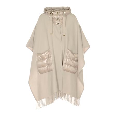 Herno, Capes Beige, Dames, Maat:ONE Size