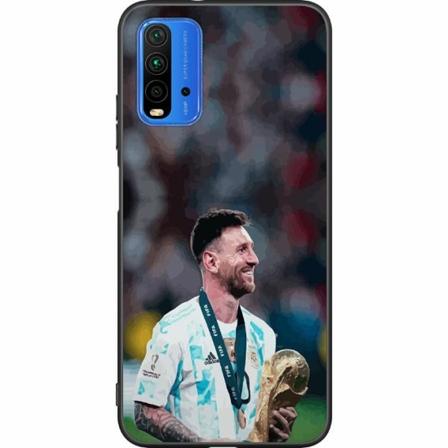 Xiaomi Redmi Note 9 4g Svart Skal Messi
