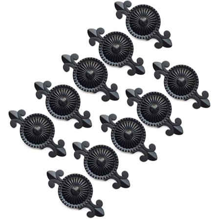 10 stk. (sorte) skabshåndtag, skabsknopper, møbelknopper, skuffeknopper