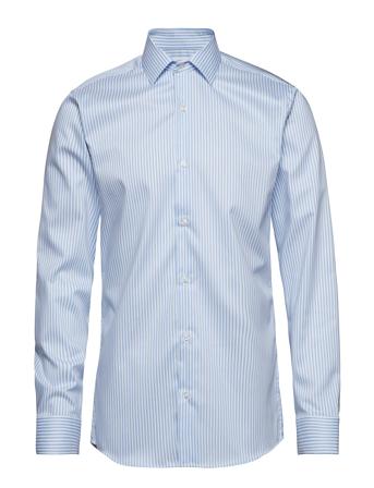 Kadet | L/S - Slim Fit Skjorte Business Blå Seven Seas Copenhagen