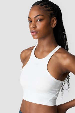 Endurance 2-in-1 Tank Top Wmn White