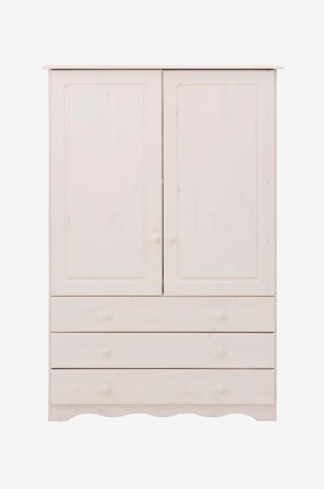 Loft24 - Baderomsskap Minik 2 dører/3 skuffer - Hvit - Baderomsmøbler - Fra Homeroom