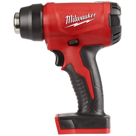 Milwaukee M18 BHG-0 Varmluftspistol utan batteri och laddare, Elhandverktyg