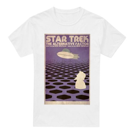 Star Trek Herr The Original Series Avsnitt 27 T-shirt XL Vit