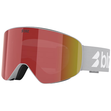 Bliz Flow Matte Light Grey / Brown Red