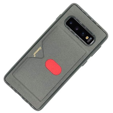 Samsung Galaxy S10 Plus - Skal med Kortfack (HANMAN)