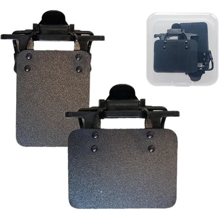 2 stk. internasjonale standard skytebriller lapper, sportsskyting høy fokus briller lapper, forbedret skytesikkerhet, mål assistert