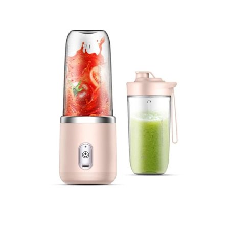 Juice Extractor Håndblender PINK 2 KOPPER 2 KOPPER