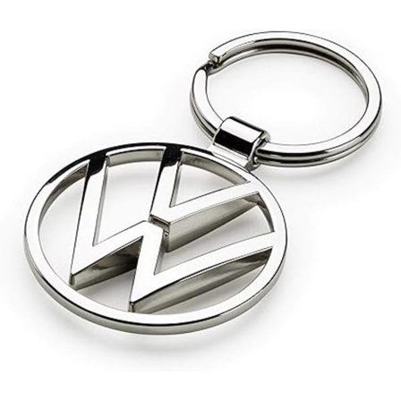 (sølv) Ny Volkswagen nøkkelring, metall anheng
