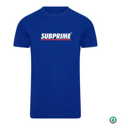 Subprime t-shirt , Blauw , Heren , Maat: 3XL