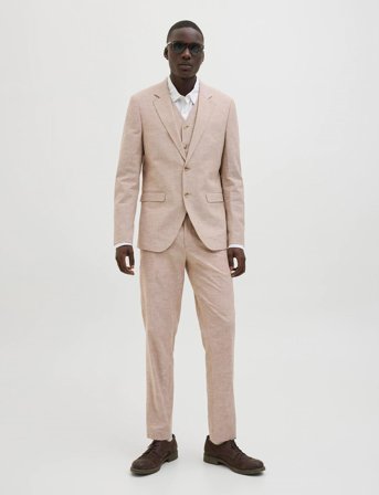 Jack & Jones Jprriviera Suit Slim Fit Sn - Beige - 56